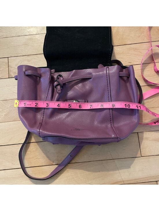 Coach F59401 Derby Mini Backpack Pebble Leather Purple Y2K Indie Glam Unique